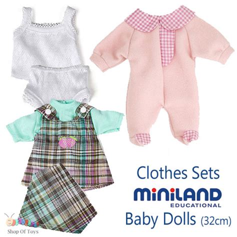 Miniland 32cm Baby Doll Clothes Set Selection