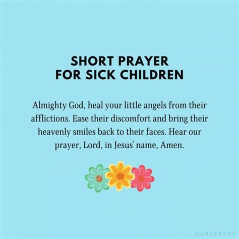 26 Miracle Prayers For A Sick Child Nursebuff