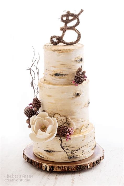 Birch Tree Wedding Cake Wedding Cake Inspiration Birch