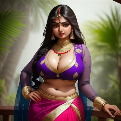 Générateur d art AI à partir d un texte Hot Indian women with deep