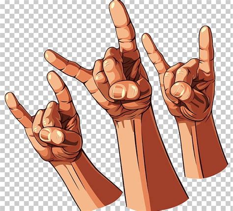 Sign Of The Horns Heavy Metal Rock And Roll Png Clipart Arm Art
