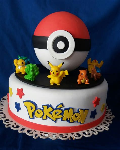 Bolo Cenográfico Pokemon Pokemon Birthday Cake 5th Birthday Cake 6th