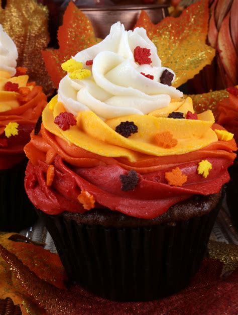 Turkey cupcakes thanksgiving cupcake decorating your; Harvest Swirl Cupcakes - Two Sisters