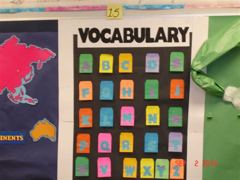 Teaching With Vocabulary Classroom Supplies School Bulletin Boards