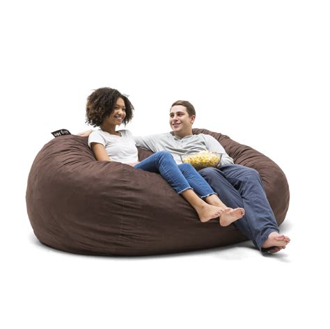 jumbo bean bag chair multiple colors extra large bean bag 132in round bedroom dorm rec room