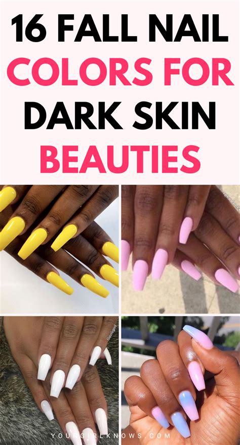 Beautiful Summer Nail Colors For Dark Skin Beauties Artofit