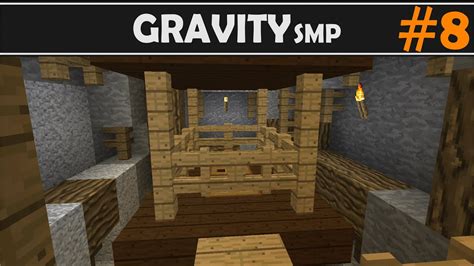 Gravity Smp 8 Mineshaft Elevator Vanilla Minecraft Youtube