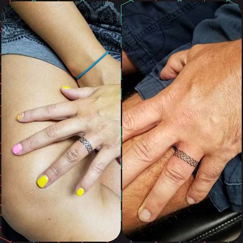 See more ideas about tattoos, finger tattoos, ring finger tattoos. 55+ Wedding Ring Tattoo Designs & Meanings - True ...