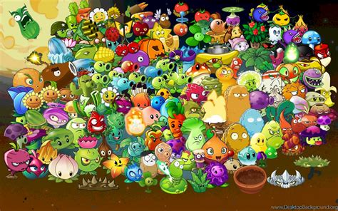 Every Pvz Plants In One Image Plants Vs Zombies Classic Games Fandom
