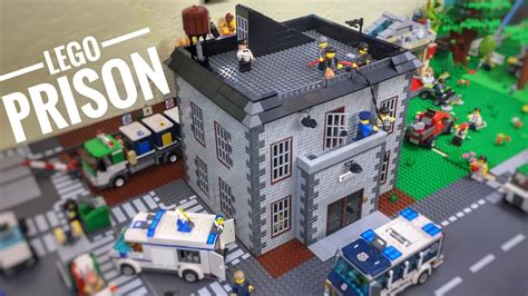 Lego Moc Prison Modular Building 🚨 Youtube