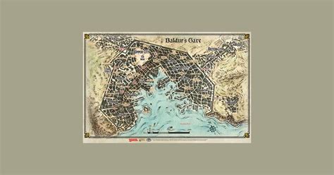 Baldurs Gate Descent Into Avernus Baldurs Gate Map Rpg Item