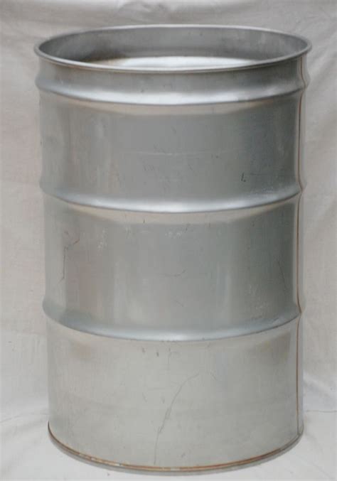55 Gallon Stainless Steel Barrel Open Head Bubbas Barrels Steel
