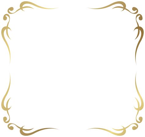 Gold Decorative Lines Png
