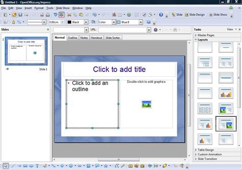 How To Create Openoffice Presentation In Windows Linux Mac Os X