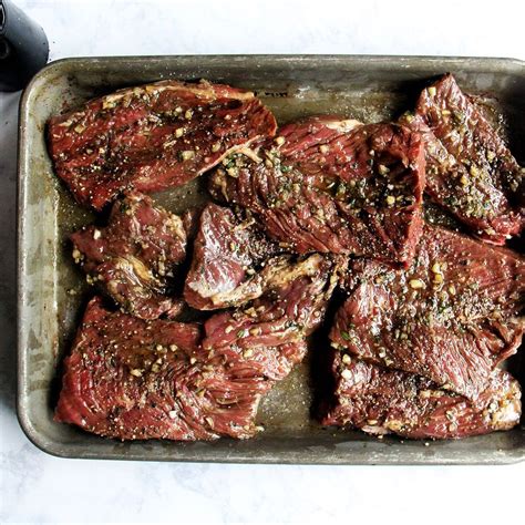 Simple Grilled Hanger Steak With Worcestershire Garlic And Thyme Recipe On Food52 Recipe