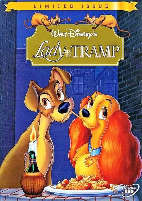 Walt Disney Dvd Covers Lady And The Tramp Limited Edition Walt