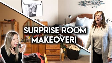 Surprise Bedroom Makeover In 24 Hours Youtube
