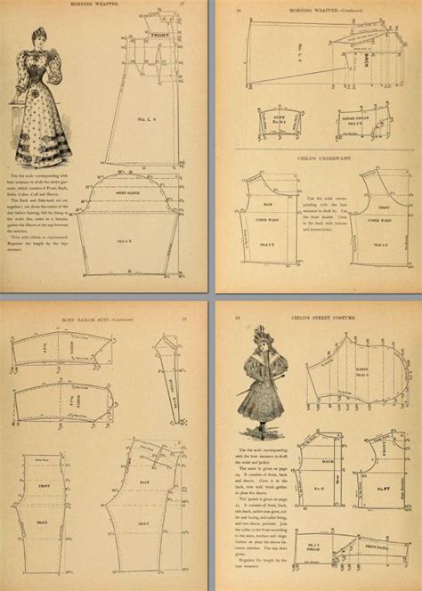 Costume Patterns Dress Sewing Patterns Doll Clothes Patterns Vintage Sewing Patterns Sewing