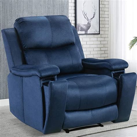 Navy Blue Recliner Chair