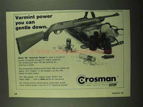 1976 Crosman Model 766 American Classic Air Rifle Ad
