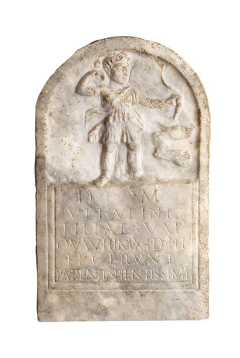 Roman Sculpture Marble Grave Stele Headstone Inventory No 78004
