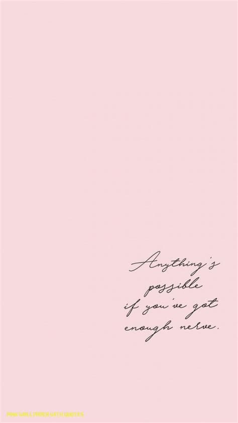 Pink Quote Wallpapers Wallpaper Cave