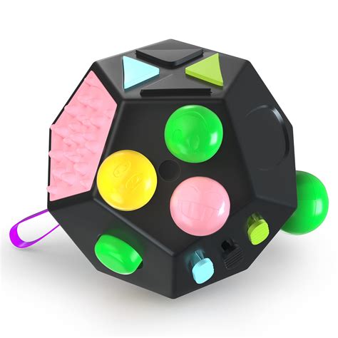 Buy Dodecagon Fidget Cube 12 Sided Fidget Cube Toy Depression Anti