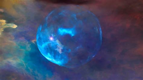 Hubble Telescope Sees A Star Inflating A Giant Bubble