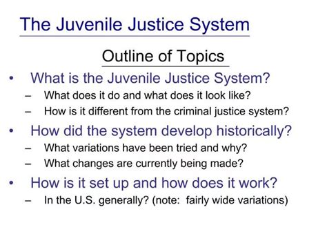 ppt the juvenile justice system powerpoint presentation free download id 571899