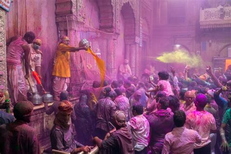 Celebrating Holi Festival In Mathura Vrindavan Inditales