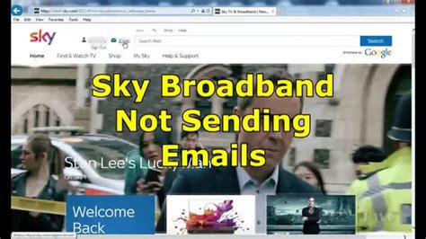 Sky Broadband Email Problems Youtube