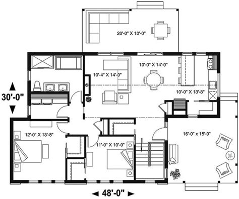 Simple House Floor Plan Examples Image To U
