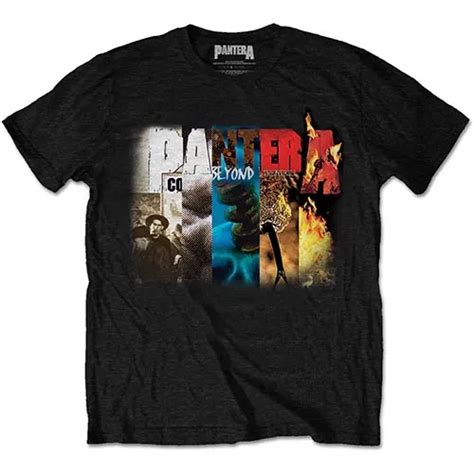 Pantera Unisex T Shirt Album Collage Tee Shirts Rough Trade