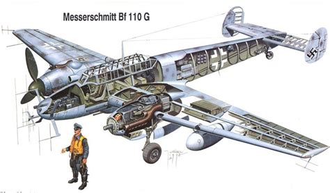Messerschmitt Bf 110g 4r2 Night Fighter Luftwaffe 1944