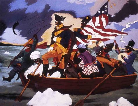 “george Washington Carver Crossing The Delaware” American Painting