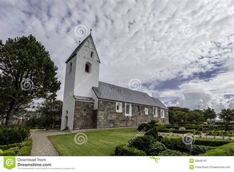 Medieval Stadil Church In Denmark Stock Image Image Of Stadil
