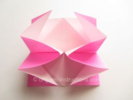Easy Origami Twisty Rose Folding Instructions