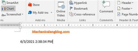 How To Insert Current Date And Time In Word Document Mechanicaleng Blog