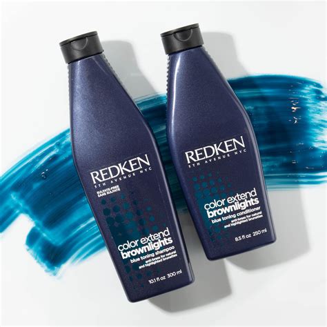 A Brunettes Go To Blue Duo Color Extend Brownlights Redkens New