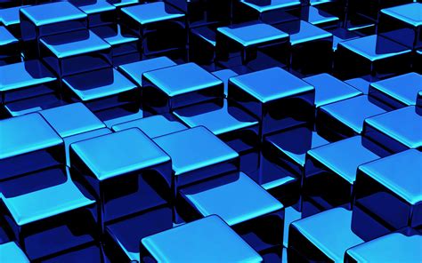 Looking for the best black and blue abstract wallpaper? Cubes Wallpaper, Colorful Cubes Hd Image, #28752