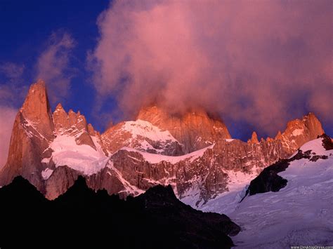 Desktop Wallpapers Natural Backgrounds Mount Fitz Roy Patagonia
