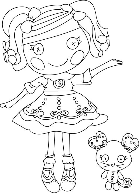 Rag Dolls Free Coloring Pages