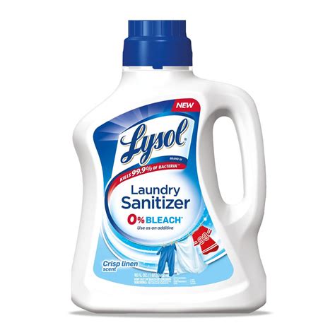 Just because lysol laundry sanitizer smells nice, it's just another toxic, deadly and environmentally dangerous chemical concoction allowed to poison us and our babies>. Lysol 90 oz. Crisp Linen Laundry Sanitizer-95872 - The ...