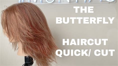 Easy Butterfly Haircut Hair Tutorial Youtube