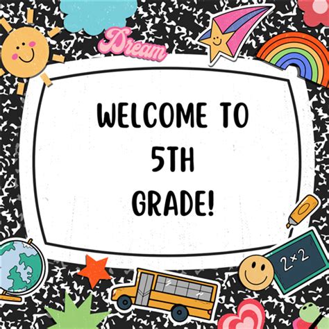 Fifth Grade Welcome To Fifth Grade