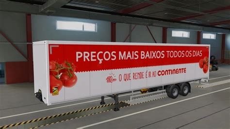 Euro Truck Simulator 2 Trailers Of Portuguese Supermarkets V1 0 Mod