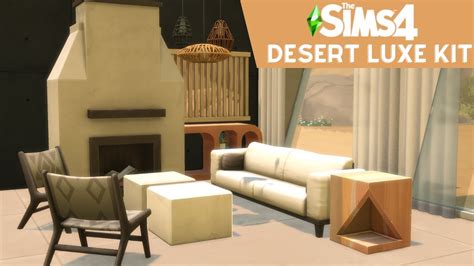 Free Desert Luxe Kit Overview The Sims 4 Youtube