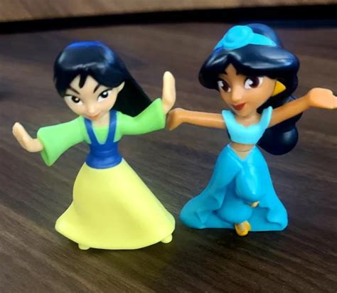 Mcdonalds Disney Princess Mulan And Jasmine Cake Topper 3 898 Picclick