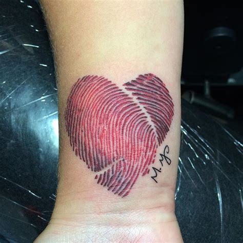 Image Result For Heart Tattoos Fingerprint Tattoos Tattoos For Kids