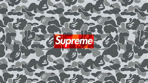 Supreme Bape Camo Wallpaper